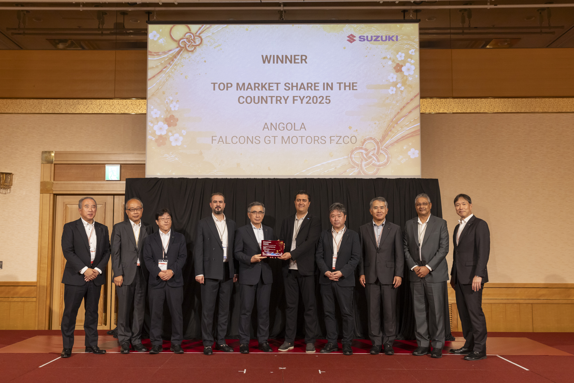 Falcons GT Motors Recognized at Suzuki Automobile Distributor Conference 2026 for Outstanding Performance in Angola
