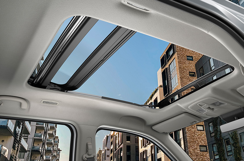 Panoramic sunroof